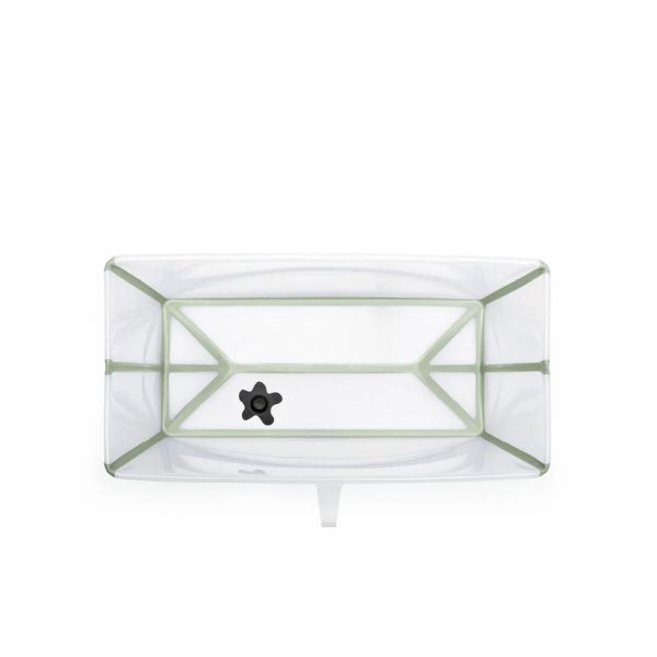 Pack baignoire Flexi Bath verte + support à pieds