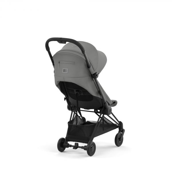 Poussette duo Coya Mirage Grey châssis Matt Black + Cloud T i-Size