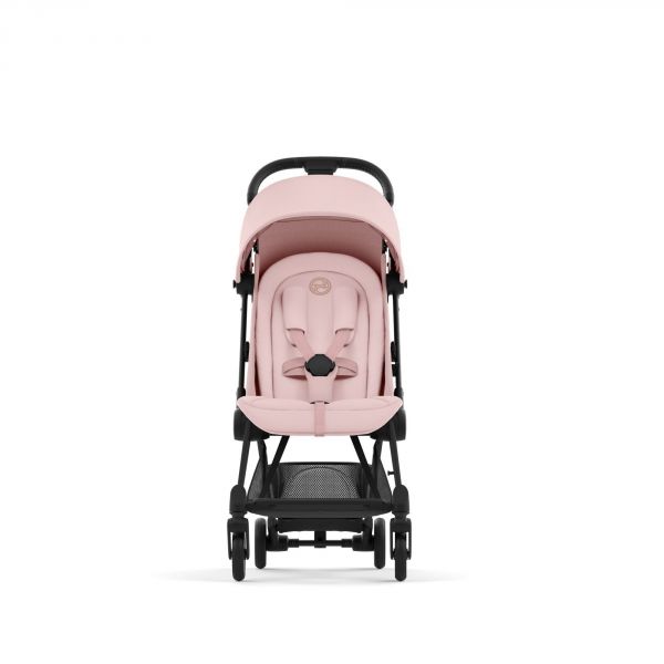 Poussette duo Coya Peach Pink châssis Matt Black + Cloud T i-Size