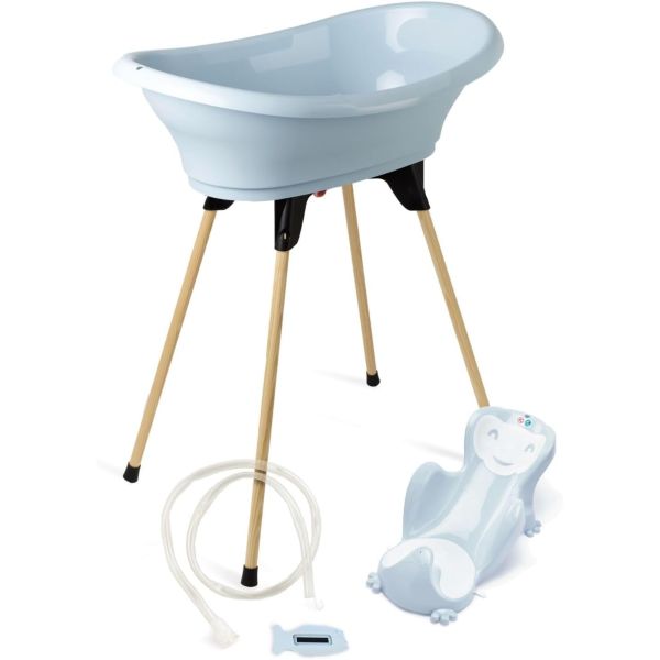 Pack baignoire Vasco 5 pièces Fleur bleu