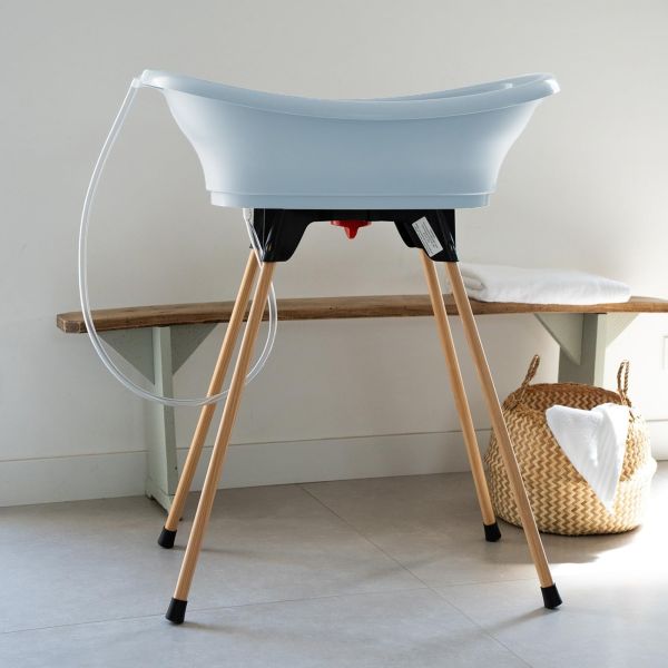 Pack baignoire Vasco 5 pièces Fleur bleu