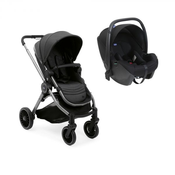 Poussette duo Best Friend Pro Light Pirate Black + Siège auto Kory i-Size