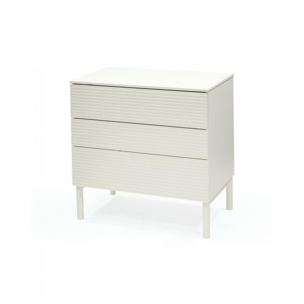 Chambre duo Lit Sleepi Warm brown + commode Sleepi White