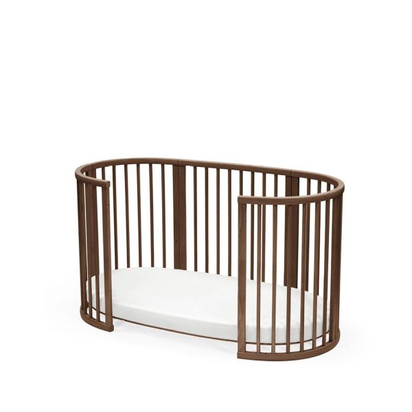 Chambre duo Lit Sleepi Warm brown + commode Sleepi White