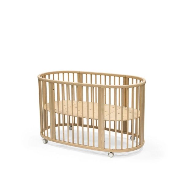 Chambre duo Lit Sleepi + commode Sleepi + matelas - Natural
