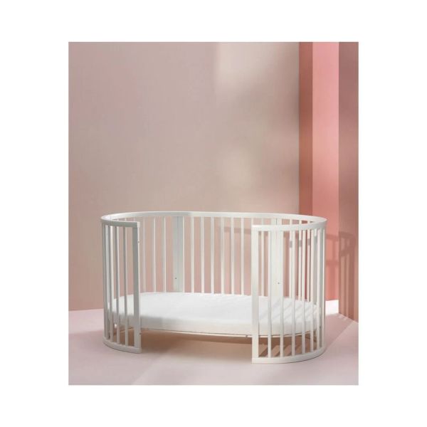 Pack duo Lit Sleepi + commode Sleepi + matelas - White