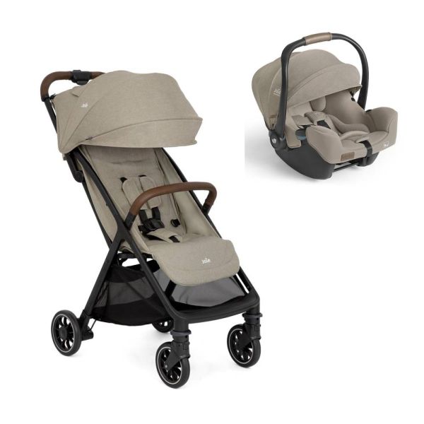 Poussette duo Pact Pro Oak + siège auto i-Starter Sandstone