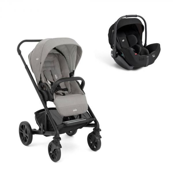 Poussette duo Chrome Pebble + siège auto i-Level Pro Eclipse