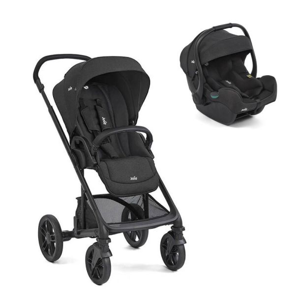 Poussette duo Chrome 2 + siège auto i-Gemm 3 Raven
