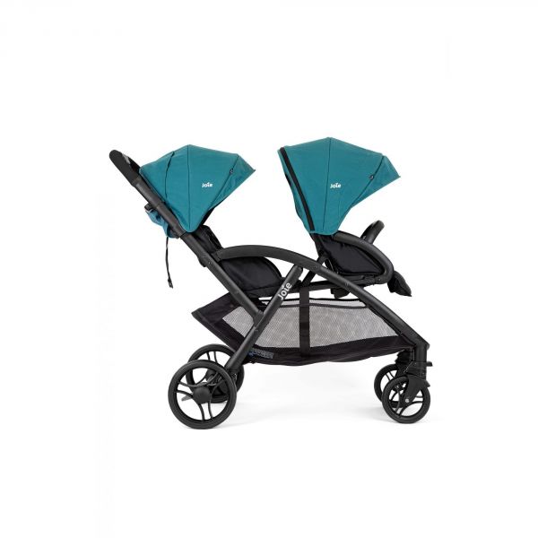 Poussette duo Evalite double Capri + siège auto i-gemm 3 Shale