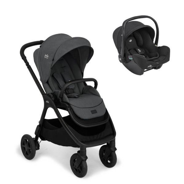 Poussette duo Finiti Ebony + siège auto i-Snug 2 Raven