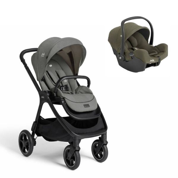 Poussette duo Finiti Evergreen + siège auto i-Snug 2 Fern