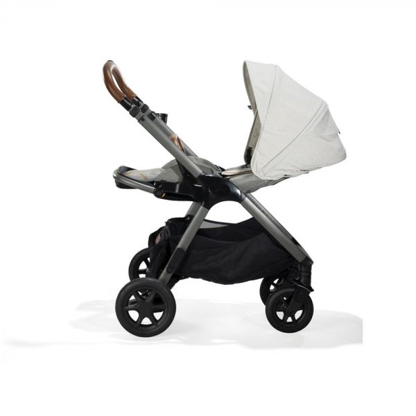 Poussette duo Finiti Signature Oyster + siège auto i-snug 2 Pebble