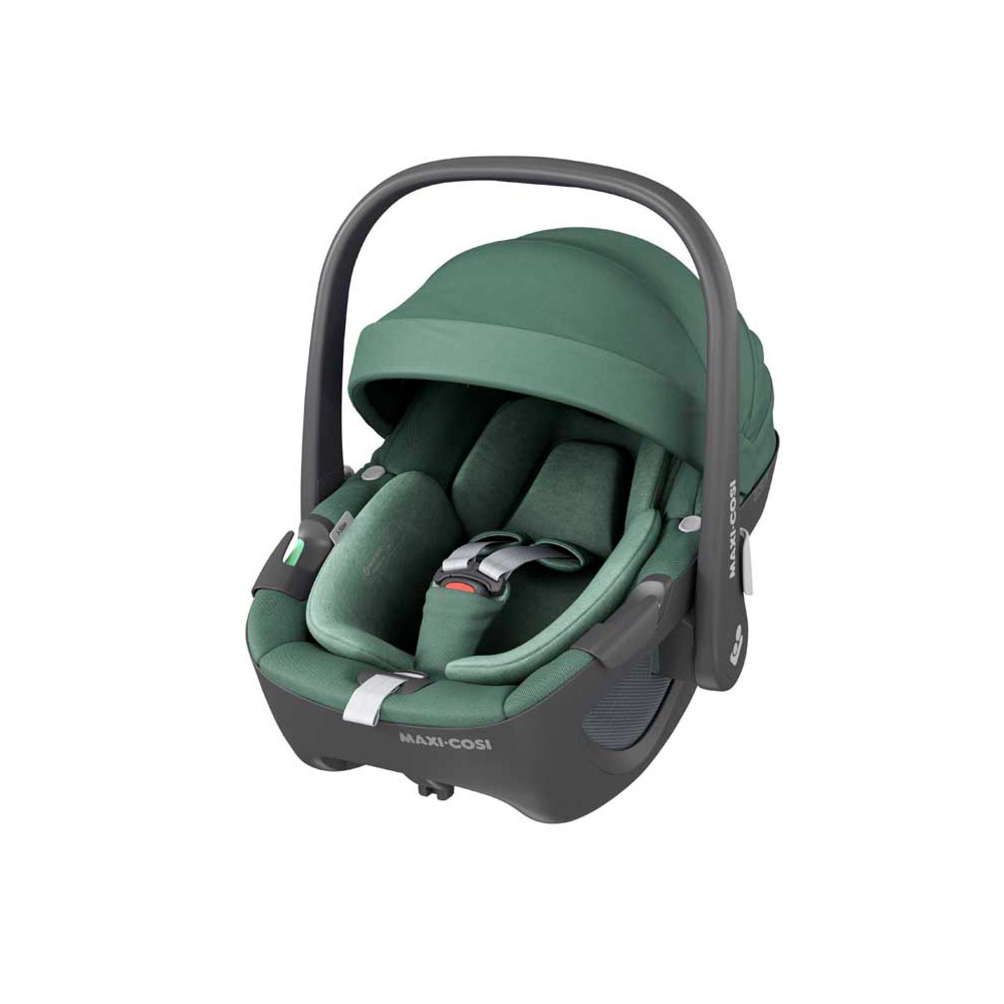 Poussette duo Leona² + siège auto Pebble 360 Pro Green - Made in Bébé