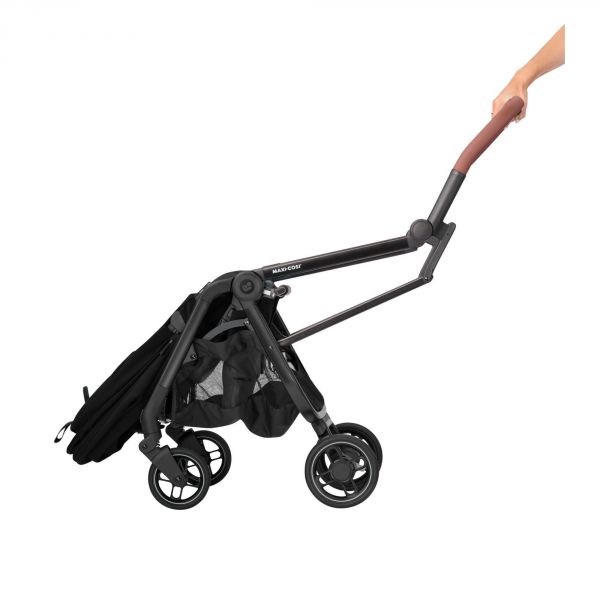 Pack Duo poussette Leona + siège auto Cabriofix i-Size Essential Black