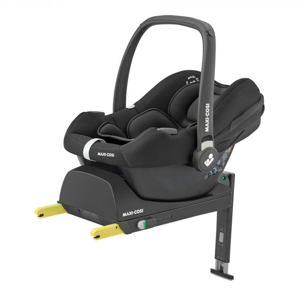 Pack Duo poussette Leona + siège auto Cabriofix i-Size Essential Black