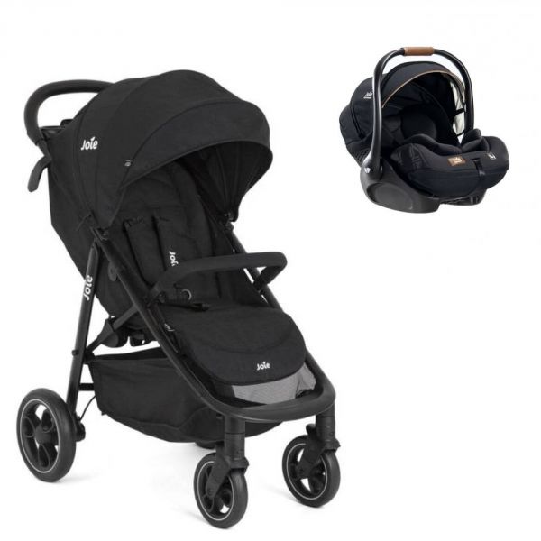 Poussette duo Litetrax Shale + siège auto i-Level Recline Eclipse