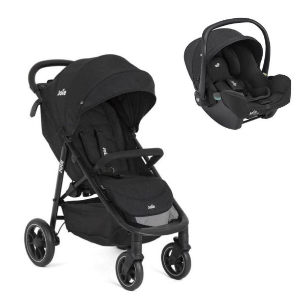 Poussette duo Litetrax Shale + siège auto i-Snug 2 Raven