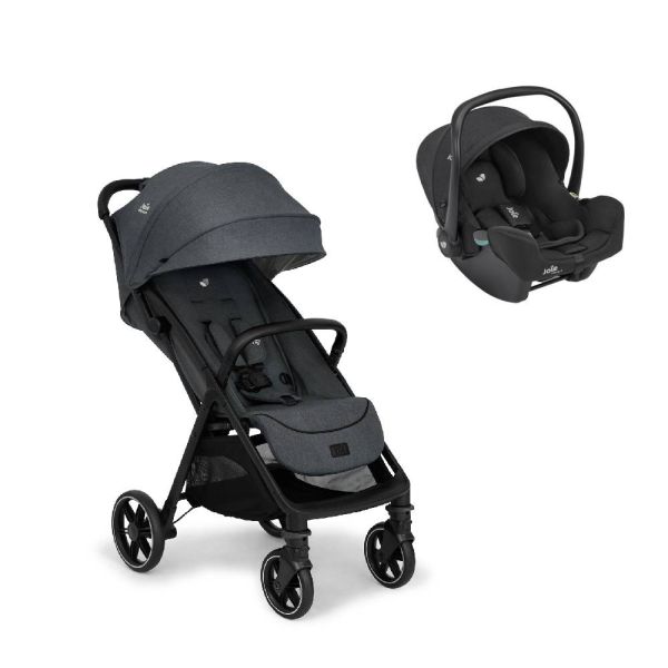 Poussette duo Parcel LX Signature Ebony + siège auto i-Snug 2 Raven