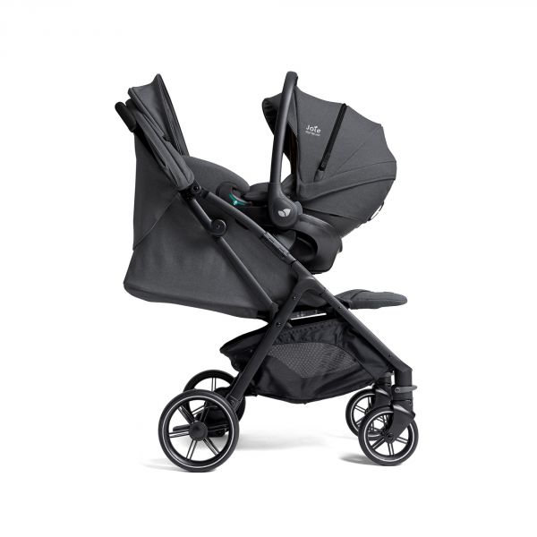 Poussette duo Parcel LX Signature Ebony + siège auto i-Level Pro Signature Ebony