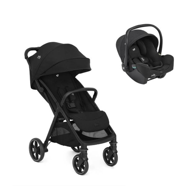 Poussette duo Parcel LX Signature Eclipse + siège auto i-Snug 2 Raven noir