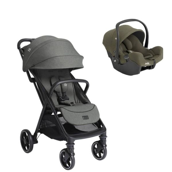 Poussette duo Parcel LX Signature Evergreen + siège auto i-Snug 2 Fern vert