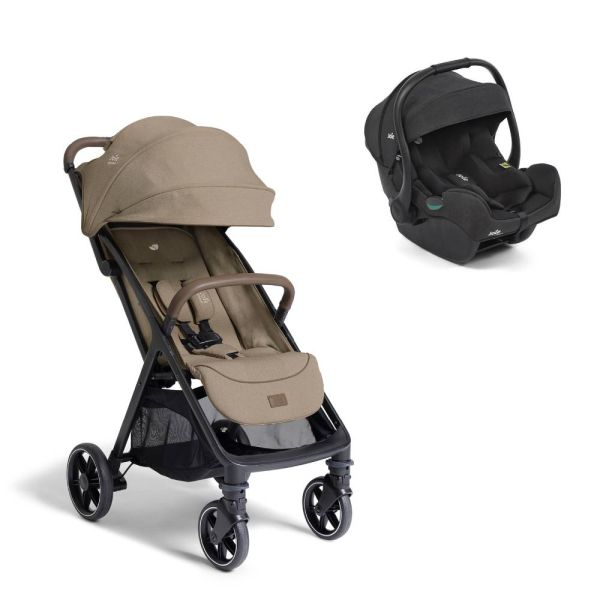 Poussette duo Parcel LX Signature Sandstone + siège auto i-Gemm 3 Raven