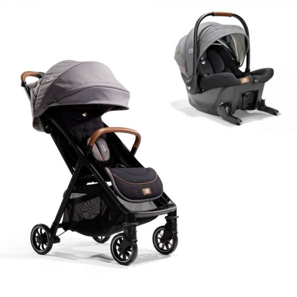 Poussette duo Parcel signature Carbon + siège auto Sprint Carbon