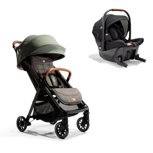 Poussette duo Parcel signature Pine + siège auto Sprint Eclipse