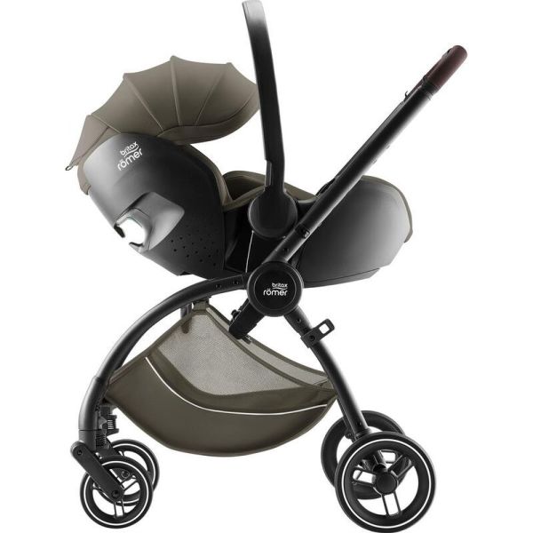 Poussette duo Rio + siège auto i-Size Baby Safe Pro Urban Olive LUX