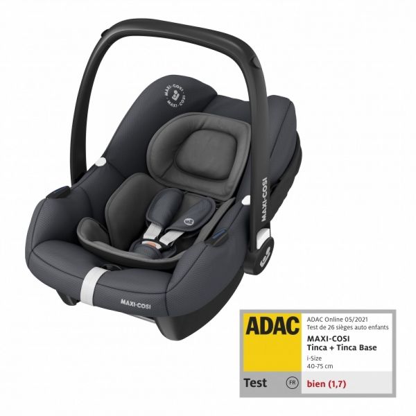 Poussette duo Street + siège auto Cabriofix i-Size Essentiel Graphite