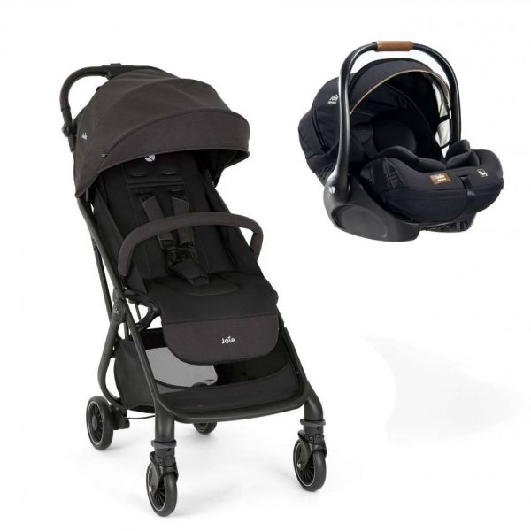 Poussette duo Tourist Shale + siège auto i-Level Recline Eclipse noir