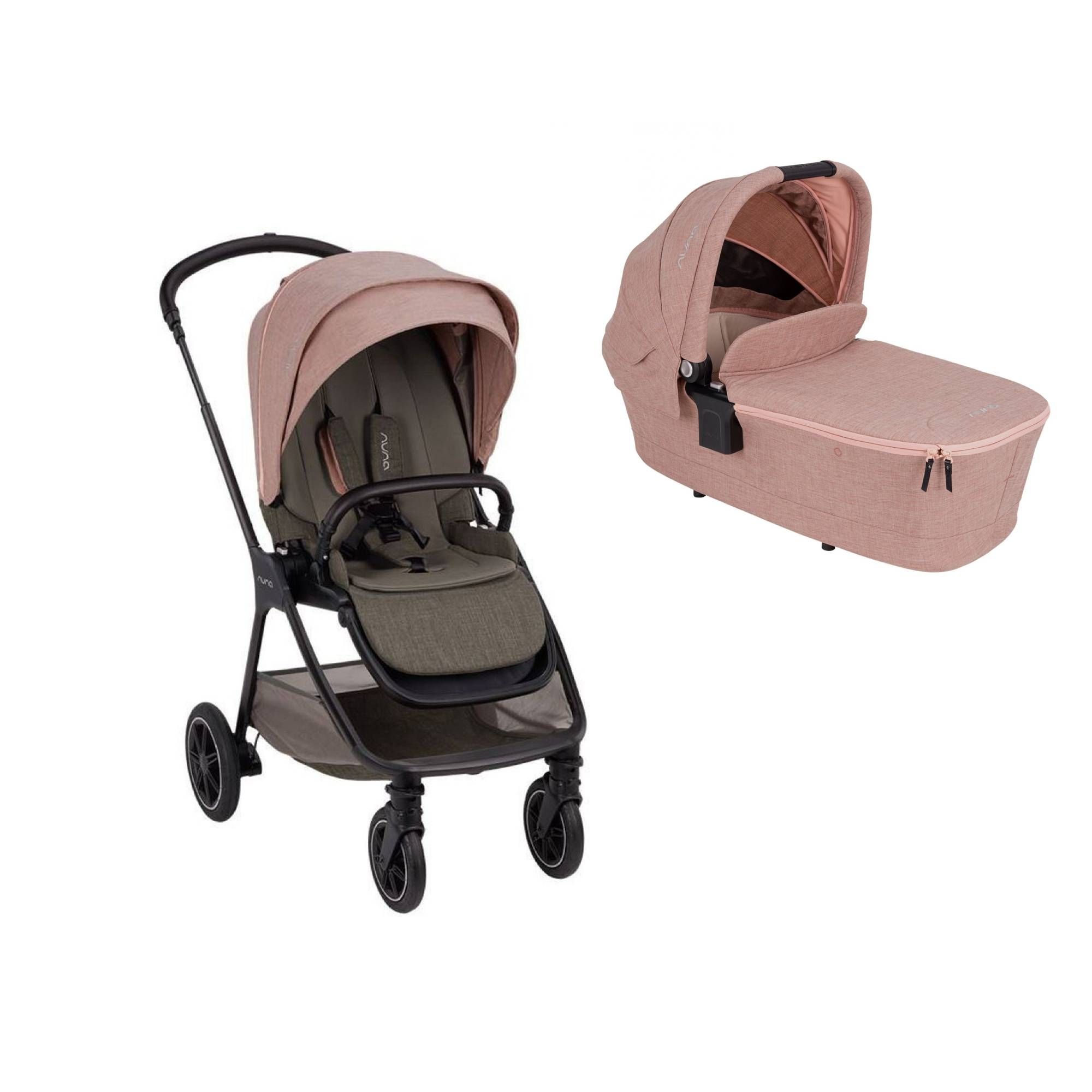 Poussette Rose 3 En 1 - Promos Soldes Hiver 2024