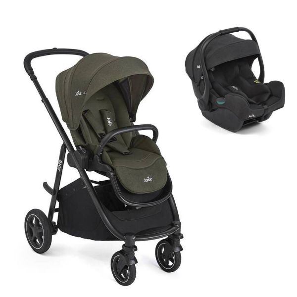 Poussette duo Versatrax Fern + siège auto i-Gemm 3 Raven
