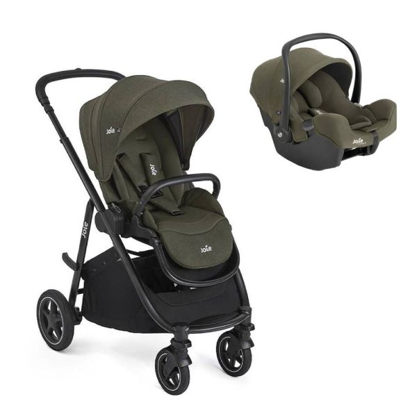 Poussette duo Versatrax + siège auto i-Snug 2 Fern