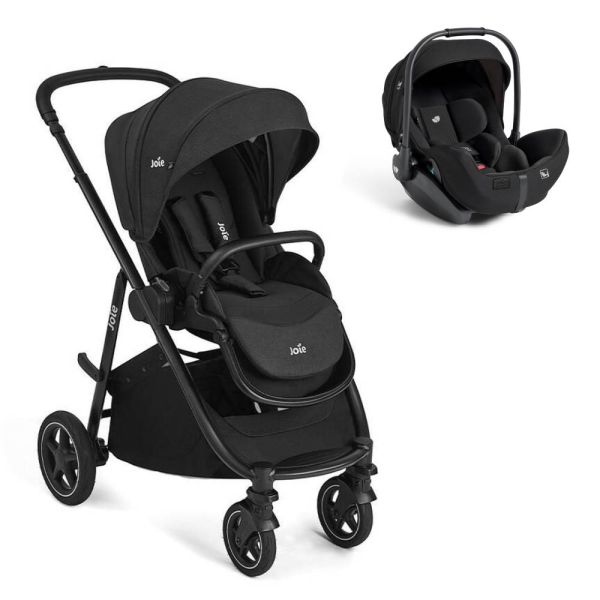 Poussette duo Versatrax Raven + siège auto i-Level Pro Eclipse