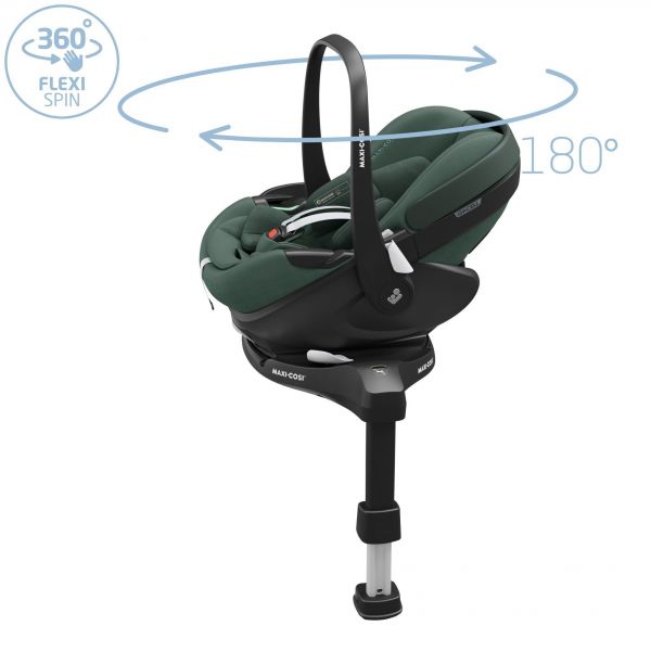 Poussette duo Soho + siège auto Pebble 360 Pro Essential Green