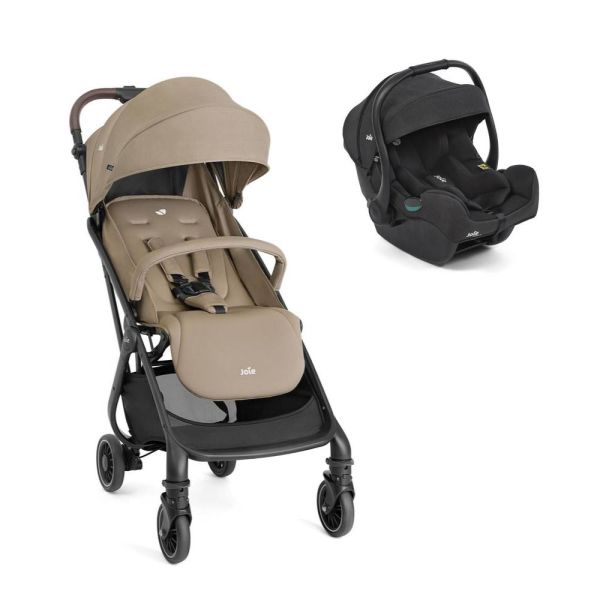 Poussette duo Tourist Toffee + siège auto i-Gemm 3 Raven