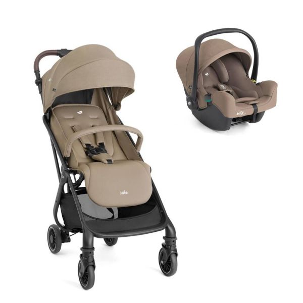 Poussette duo Tourist Toffee + siège auto i-Snug 2 Cashew