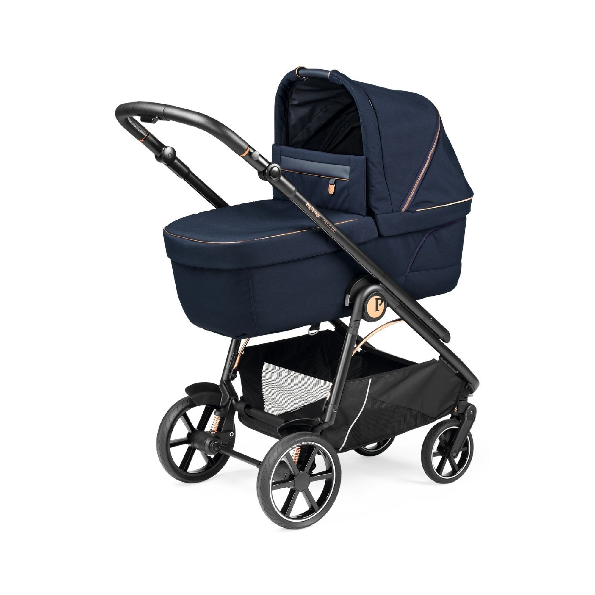 2 en 1 Housse de siège pour poussette de bébé - Design portable (Dinosaure  bleu marine)