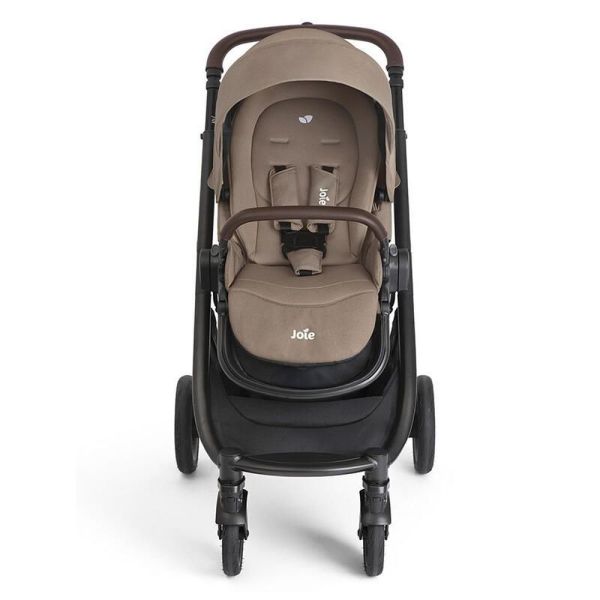 Poussette duo Versatrax Cashew + siège auto i-Starter Sandstone