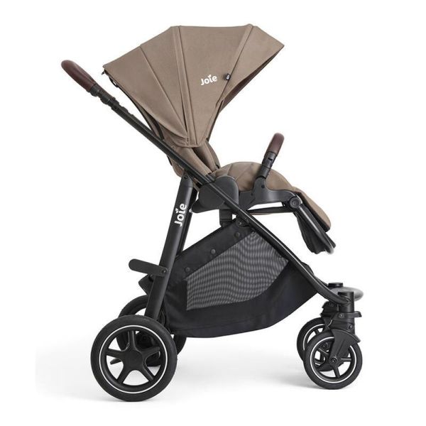Poussette duo Versatrax Cashew + siège auto i-Starter Sandstone