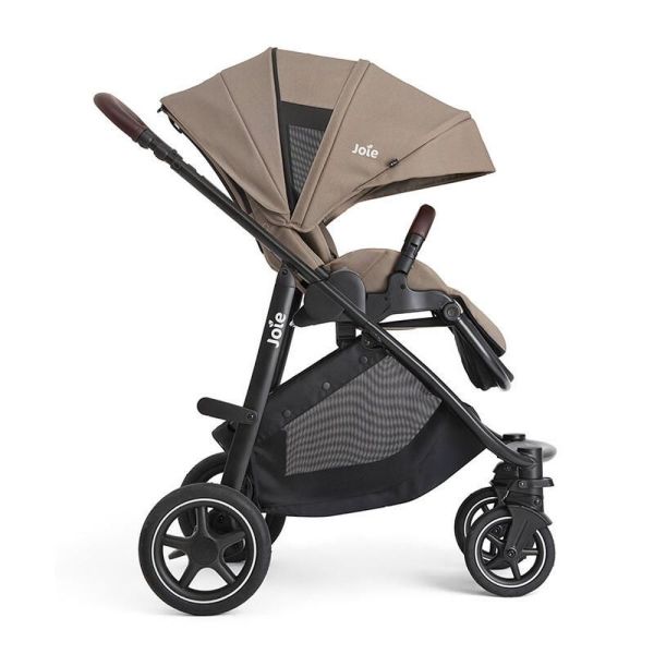 Poussette duo Versatrax Cashew + siège auto i-Starter Sandstone