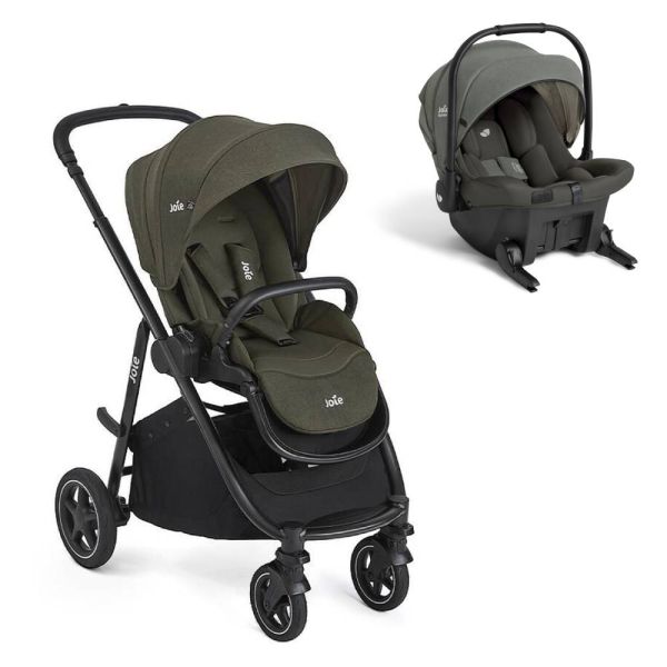 Poussette duo Versatrax Fern + siège auto Sprint Evergreen