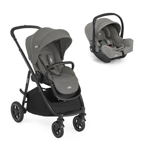 Poussette duo Versatrax + siège auto i-Snug 2 Quartz