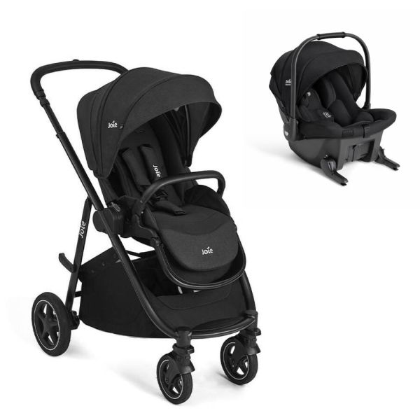 Poussette duo Versatrax Raven + siège auto Sprint Eclipse