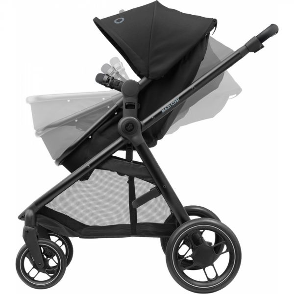 Poussette duo Zelia + siège auto Cabriofix I-Size Black