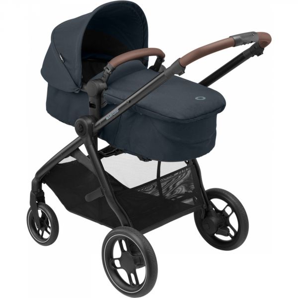 Poussette trio Zelia 3 Essential Graphite + siège auto Cabriofix I-Size + nacelle