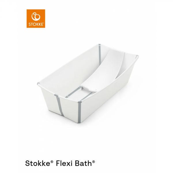 Baignoire Flexi Bath XL blanche + transat de bain