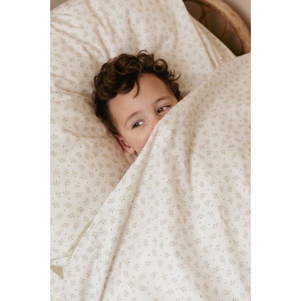 Pack housse de couette lit enfant + taie - Blueberry Leaves - 120 x 150 cm